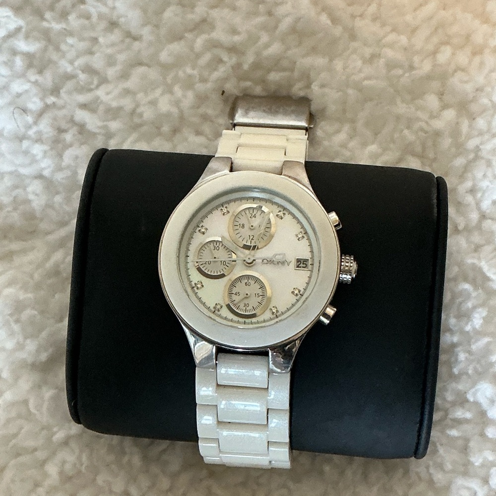 White Ceramic DKNY Watch